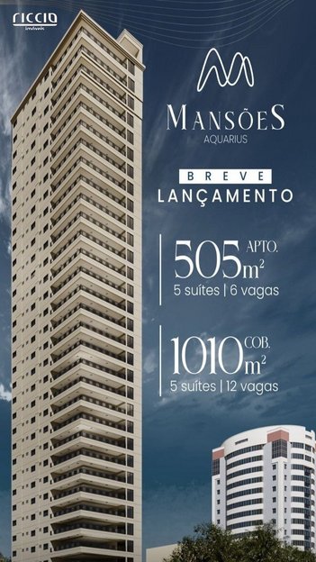 apartment em Avenida do Tubarão, Parque Residencial Aquarius - São José dos Campos - SP