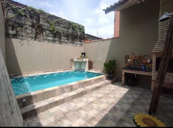 house em Avenida Montreal, Flórida Mirim - Mongaguá - SP