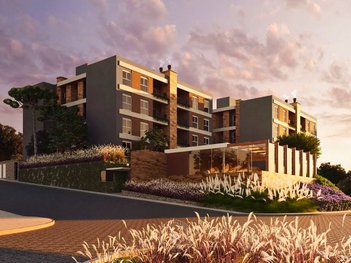 apartment em Rua Cel. Bento de Amorim, Centro - Campo Alegre - SC