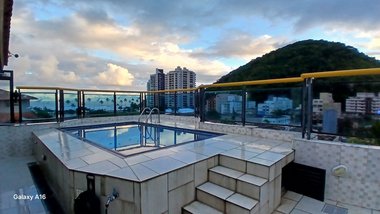 apartment em Avenida Dom Pedro I, Enseada - Guarujá - SP