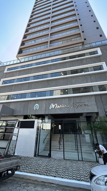 apartment em Rua Pero Vaz de Caminha, Aviação - Praia Grande - SP