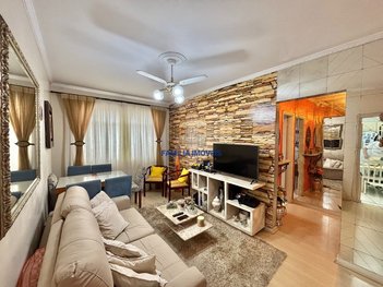 apartment em Avenida Conselheiro Nébias, Encruzilhada - Santos - SP