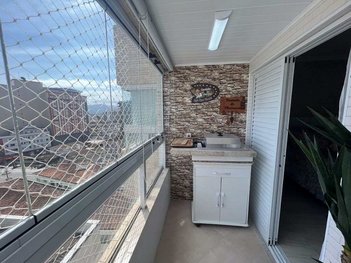 apartment em Rua Jaú, Boqueirão - Praia Grande - SP