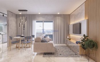 apartment em Rua Vinte e Três de Maio, Mirim - Praia Grande - SP