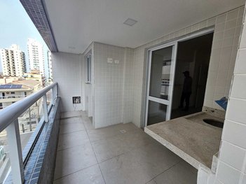 apartment em Rua México, Guilhermina - Praia Grande - SP