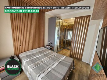 apartment em Rua Valmor Della Giustina, Ingleses do Rio Vermelho - Florianópolis - SC