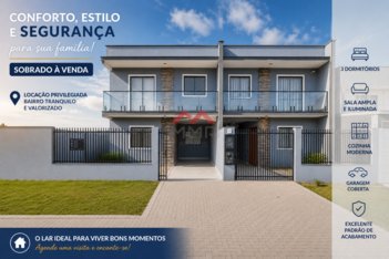 house em Rua Ladislau Luka, Cidade Industrial - Curitiba - PR