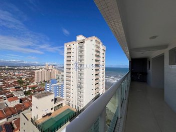 apartment em Avenida Presidente Kennedy, Guilhermina - Praia Grande - SP