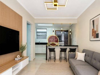 apartment em Avenida Rio Branco, Canto do Forte - Praia Grande - SP