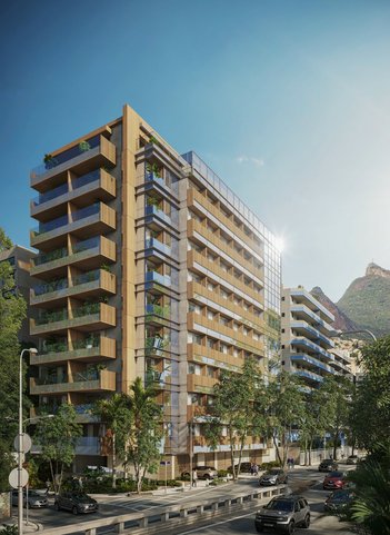 apartment em Rua Moura Brasil, Laranjeiras - Rio de Janeiro - RJ