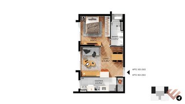 apartment em Avenida São Francisco de Paula, Areal - Pelotas - RS