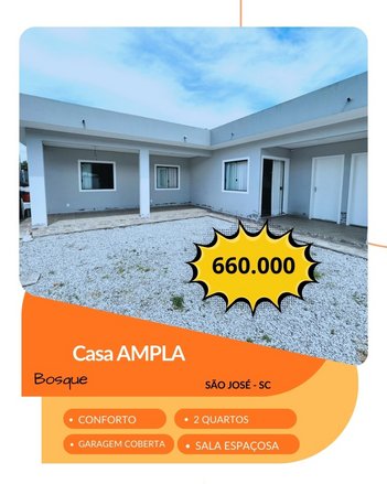 house em Rua Algarves, Forquilhas - São José - SC