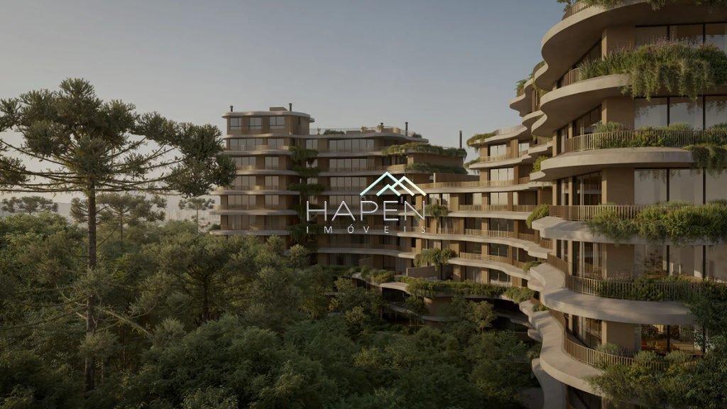 Fachada do Puro da Bidese no Ecoville com apartamentos de alto padrão à venda em Curitiba