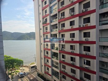 apartment em Rua Saldanha da Gama, Itararé - São Vicente - SP