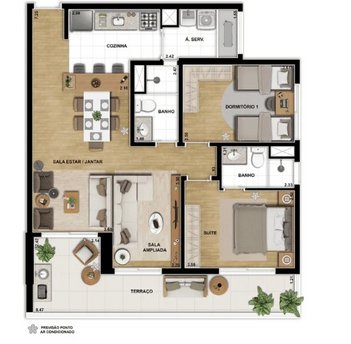 apartment em Rua Carlo Carra, Vila Santa Catarina - São Paulo - SP