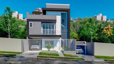 house em Rua Luiz Delfino, Portão - Curitiba - PR