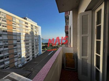 apartment em Avenida Bartholomeu de Gusmão, Boqueirão - Santos - SP