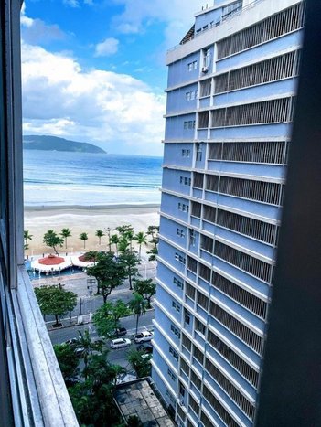 apartment em Rua Saldanha da Gama, Itararé - São Vicente - SP