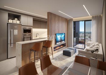 apartment em Rua da Bandeira, Cabral - Curitiba - PR