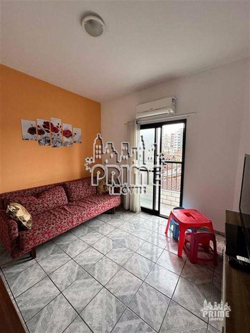 apartment em Rua Carlos Gomes, Ocian - Praia Grande - SP