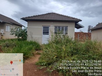 house em Rua Eurides Maria de Jesus, Residencial Maria Clara 2 - São José do Rio Preto - SP