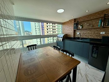 apartment em Praça Brasil, Guilhermina - Praia Grande - SP