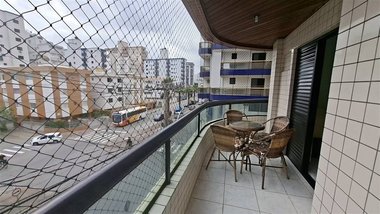 apartment em Rua Enseada, Guilhermina - Praia Grande - SP