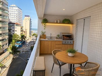 apartment em Rua Uirapuru, Tupi - Praia Grande - SP