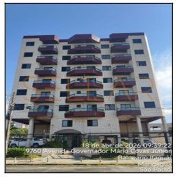 apartment em Avenida Governador Mario Covas Junior, Plataforma - Mongaguá - SP