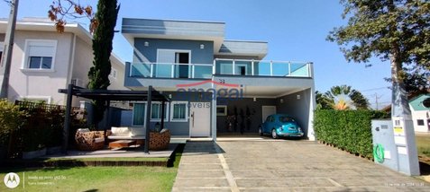 house em Rua das Jandaias, Condomínio Sunset Garden - Jacareí - SP