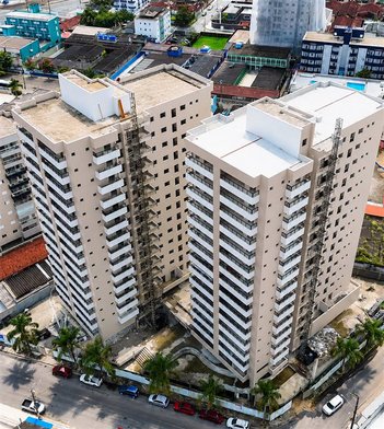 apartment em Rua Trinta e Um de Março, Mirim - Praia Grande - SP