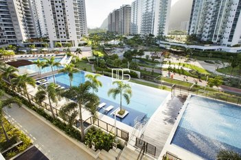 apartment em Avenida Salvador Allende, Barra da Tijuca - Rio de Janeiro - RJ