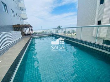 apartment em Avenida Presidente Kennedy, Guilhermina - Praia Grande - SP