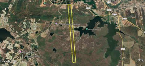 land_lot em CE-123, Pedregal - Aracati - CE