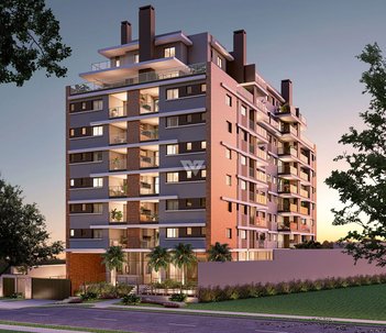 apartment em Rua José Cadilhe, Água Verde - Curitiba - PR