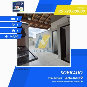 house em Rua Anhaia, Vila Curuçá - Santo André - SP