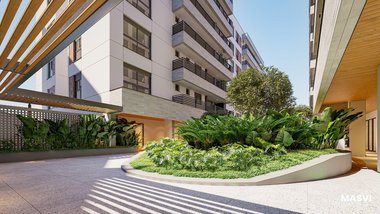 apartment em Dr. R. Constancio Krumel, Praia Comprida - São José - SC