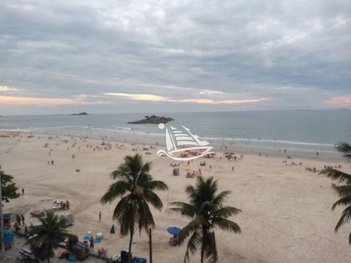 apartment em Avenida Marechal Deodoro da Fonseca, Pitangueiras - Guarujá - SP