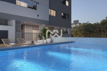 apartment em Rua Guabiruba, Água Verde - Blumenau - SC