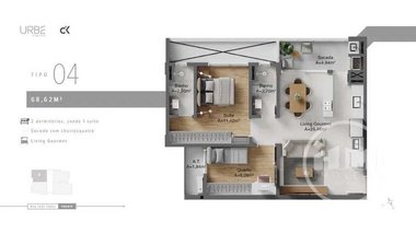 apartment em Rua José Tedeo, São Judas - Itajaí - SC