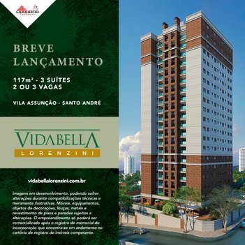 apartment em Rua Tabaiares, Vila Assunção - Santo André - SP