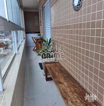 apartment em Rua Sérgio Paulo Freddi, Ocian - Praia Grande - SP