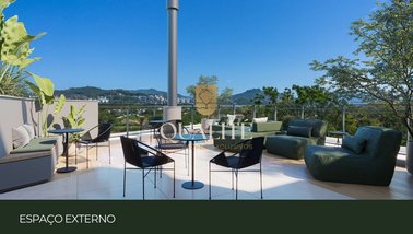 apartment em Estrada Haroldo Soares Glavan, Cacupé - Florianópolis - SC