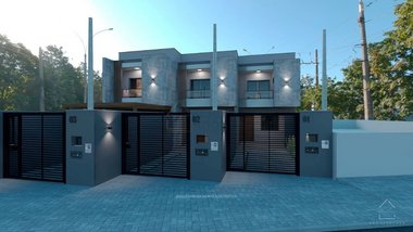 house em Rua Roberto Ponick, Bom Retiro - Joinville - SC