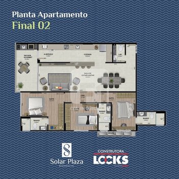 apartment em Rua Joaquim Nabuco, Coloninha - Florianópolis - SC