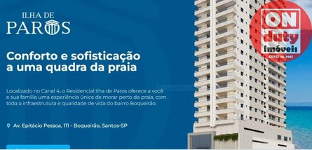 apartment em Avenida Doutor Epitácio Pessoa, Boqueirão - Santos - SP