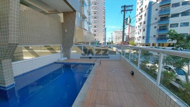 apartment em Rua Trinta e Um de Março, Mirim - Praia Grande - SP