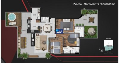 apartment em Pium-í, Cruzeiro - Belo Horizonte - MG