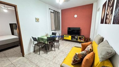apartment em Rua Jorge Tibiriçá, Gonzaga - Santos - SP