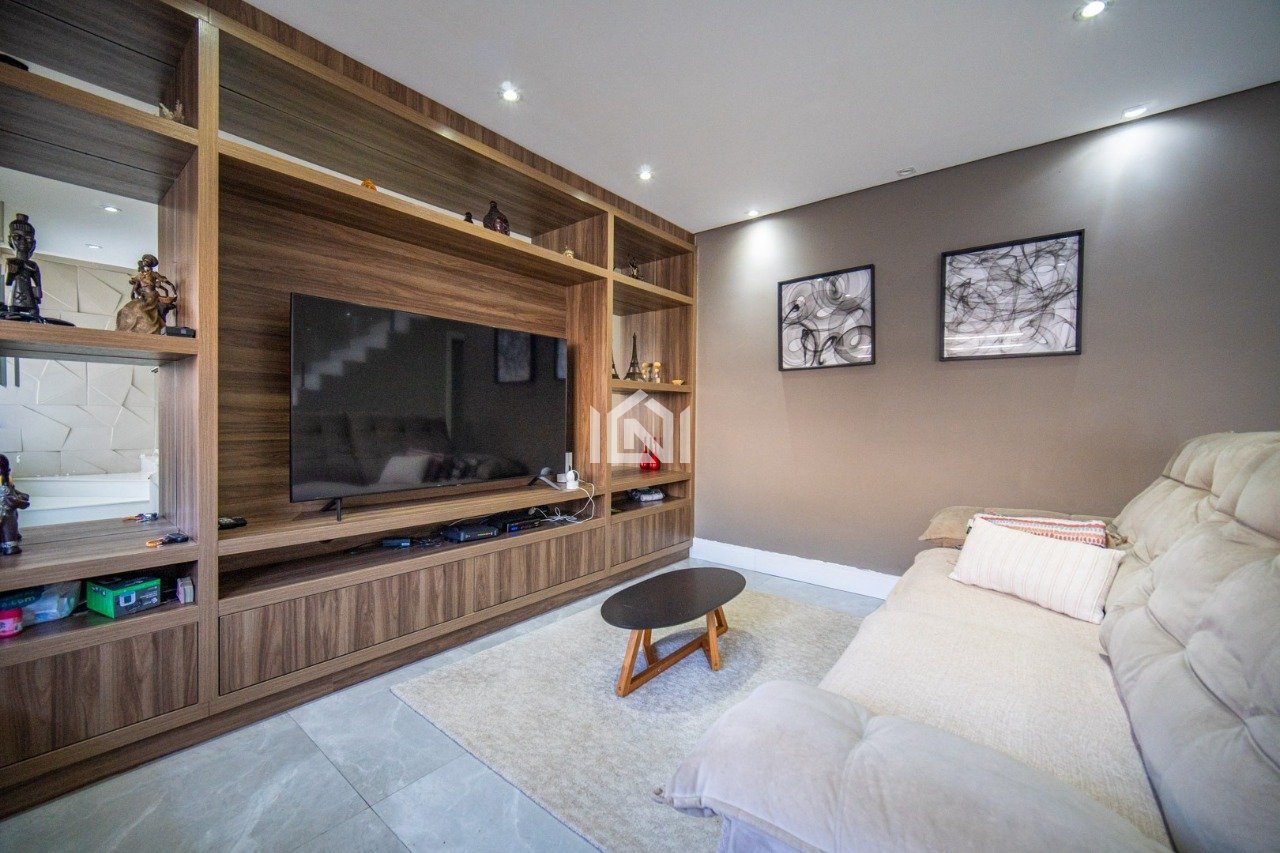 casa a venda no condominio residencial dom duarte - sala de tv